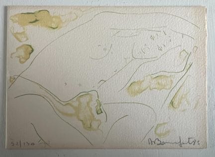 Alain BONNEFOIT (born 1937)
Color lithograph
Signe