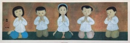 MAI THU (1906–1980), based on
"The Children's Pray