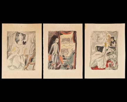 André DIGNIMONT (1891-1965)
Scènes de la vie monda