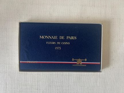 PARIS MINT
"Fleurs de coins" set, 1975 series, con