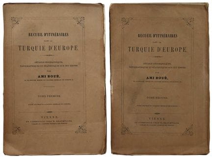 AMI BOUE: Recopilación de itinerarios por la Turqu