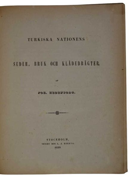 Johan Henrik Kramer: Costumbres, tradiciones y ves