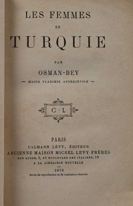 ALEXIS KIBRISLI JADE BINBASI [seudónimo: Osman Bey