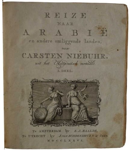 CARSTEN NIEBUHR: Viajes a Arabia y otros países ve