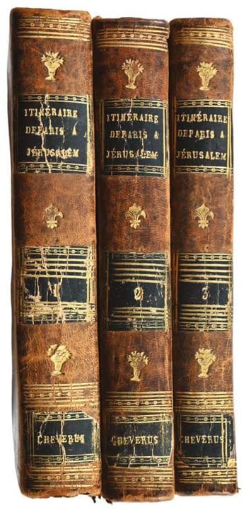 CHATEAUBRIAND, F.: Itinerario de París a Jerusalén