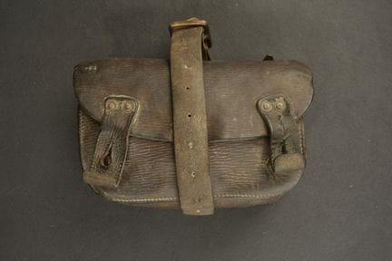 Cartouchière anglaise pattern 14 en cuir. Belle ca