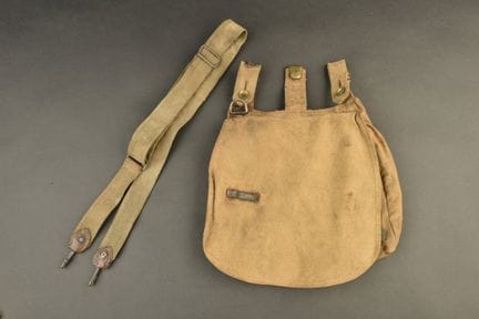 Sac à pain allemand. Musette Brotbeutel en toile c