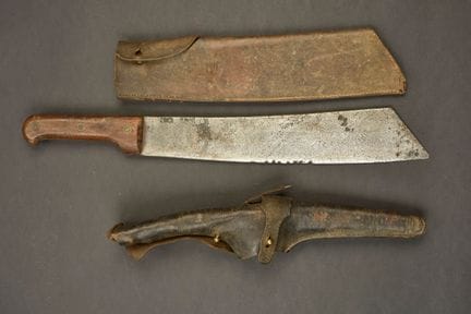 Machete da tiratore e piccone francese. Machete fr