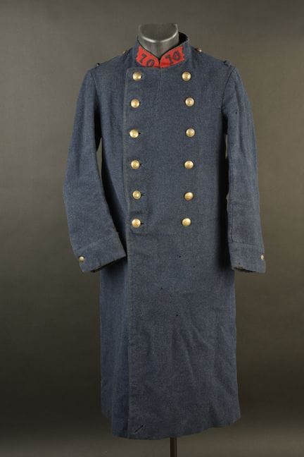 Cappotto da truppa francese modello M1877 in tessu
