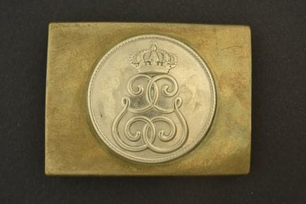 Fibbia per cintura M1895 del 108° Schützen sassone