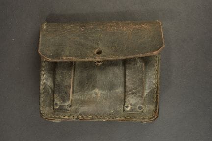 Cartouchière ventrale belge. Rare cartouchière bel