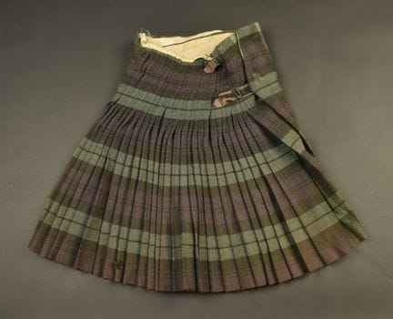 Argyll-and-Sutherland-Kilt. Kilt aus dem für die A