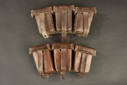Coppia di cartucciere tedesche M1909. Coppia di ca