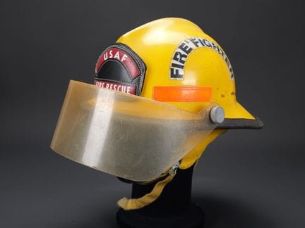 United States, US Air Force Fire Rescue firefighte