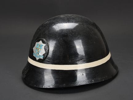 Regno Unito, elmetto della brigata dei vigili del 