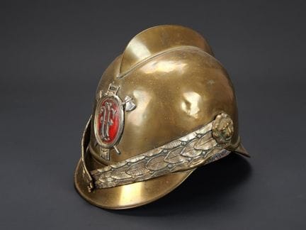 Österreich, Kupferhelm eines Offiziers der freiwil