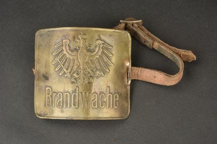 Deutschland, Metallarmband „Brandwache“. Gestanzte