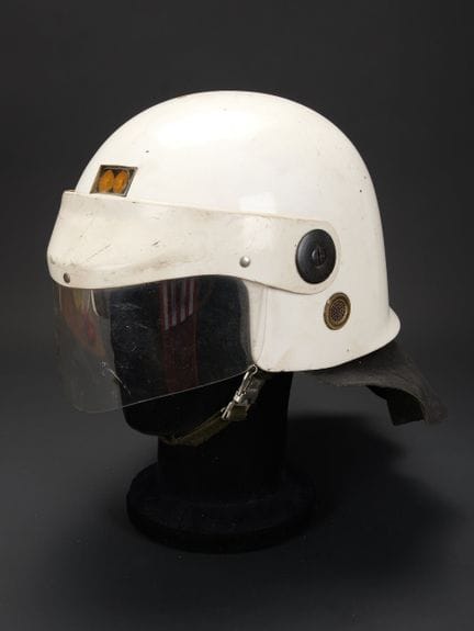 Belgium, firefighter helmet with integrated lighti