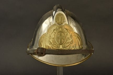 France, helmet of the Marseille Naval Fire Battali