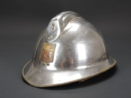 France, 1933-model Adrian helmet belonging to an A