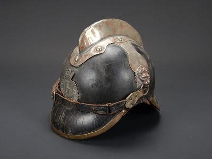 Belgium, firefighter's helmet from a city whose na