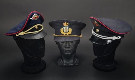 Deutschland und Dänemark, Set aus drei Feuerwehrmü