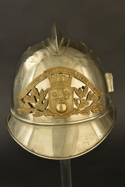 France, firefighter's helmet from Kientzheim, Alsa