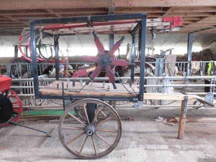 Belgique, charrette des sapeurs-pompiers d'Arlon. 