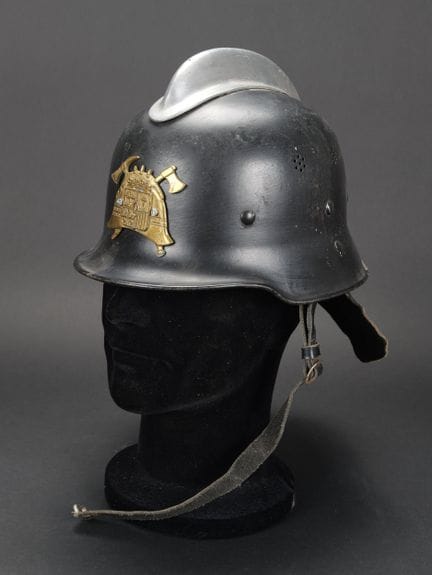 Spain, Madrid firefighter helmet. Helmet based on 