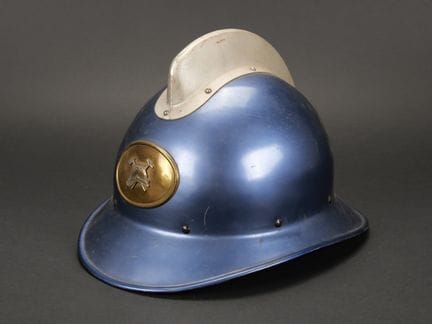Denmark, firefighter's helmet. Lightweight, non-ma