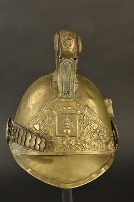 France, Model 1855 firefighter's helmet from Laxou