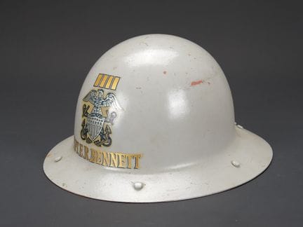 United States, helmet of Captain Bennett of the U.