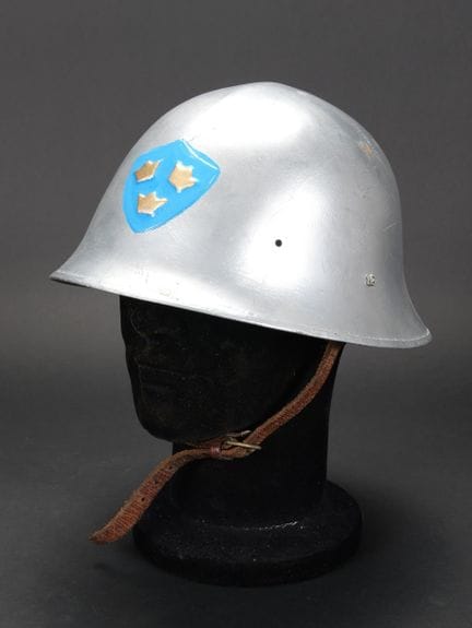 Svezia, elmetto modello 1921 dei vigili del fuoco 