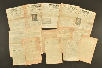 Prensa clandestina comunista. Un folleto con motiv