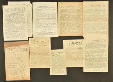 Untergrundpresse aus Brabant und verschiedene Publ