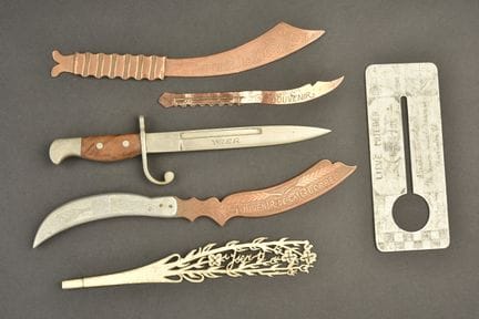 Artigianato da trincea dell’Yser. Un portapenne mo