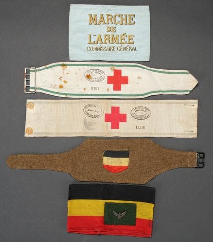 Bracciali dell’Esercito belga. Un bracciale del Co