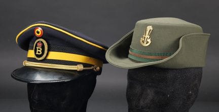 Copricapi dell’esercito belga. Un berretto da ceri