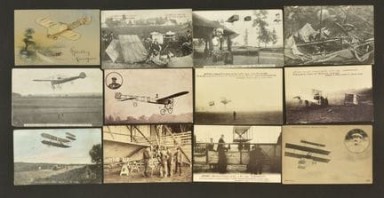 Postales de los inicios de la aeronáutica belga. L
