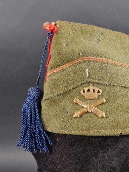 Berretto dell’esercito belga in tessuto kaki, con 