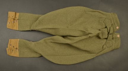 Pantaloni da ufficiale belga del 1940, in panno co