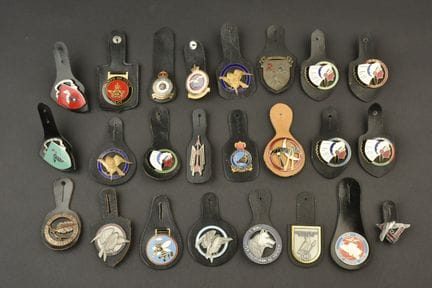 Set di 24 distintivi dell'Aeronautica Militare bel
