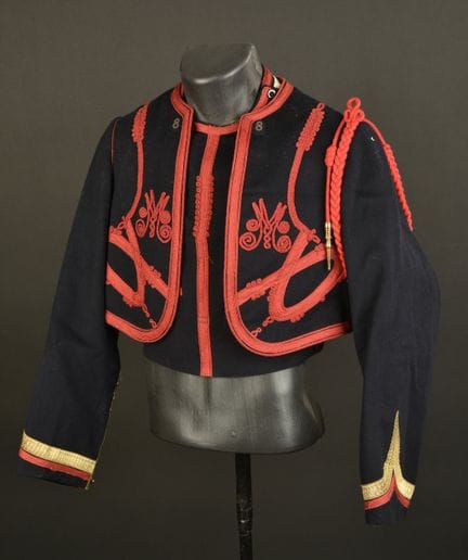 Gilet bolero du 8e zouaves. Bolero modele 1879 con