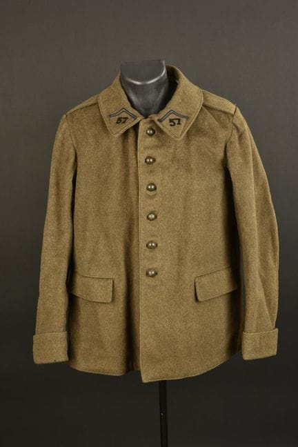 Chaqueta de 1935 del 57.º Regimiento de Infantería