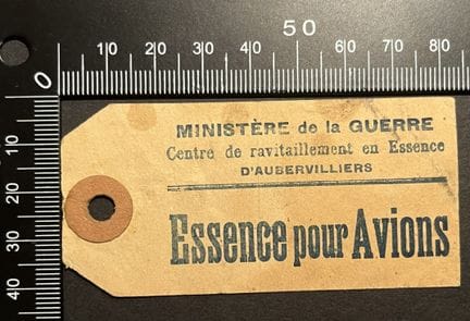 France Aviation. etiquette en papier Ministere de 