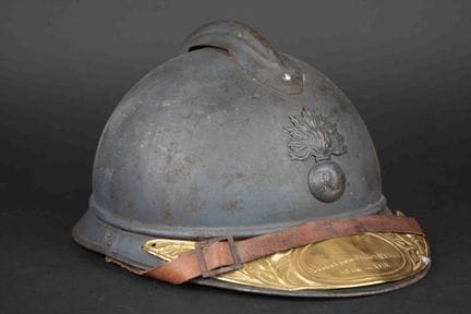 Casque Adrian modele 1915 d’infanterie. Coque en m