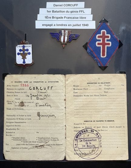 Conjunto de 4 piezas de recuerdo del sargento Dani