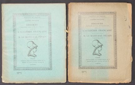 ACADEMIA FRANCESA / «Discursos pronunciados en la 