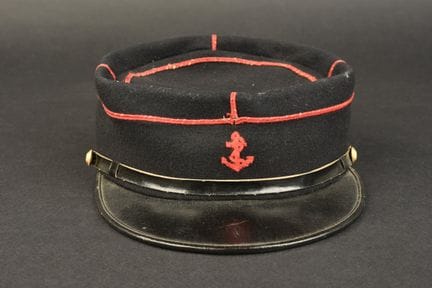 Kepi de marsouin. Kepi de fabrication tailleur, co