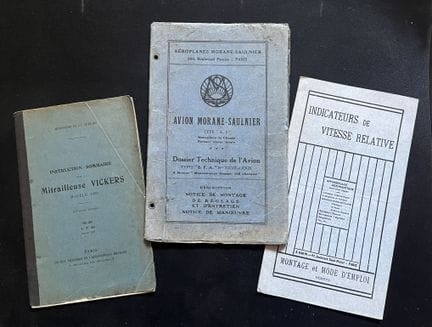 France Aviation. Lot de 3 notices techniques. Fasc